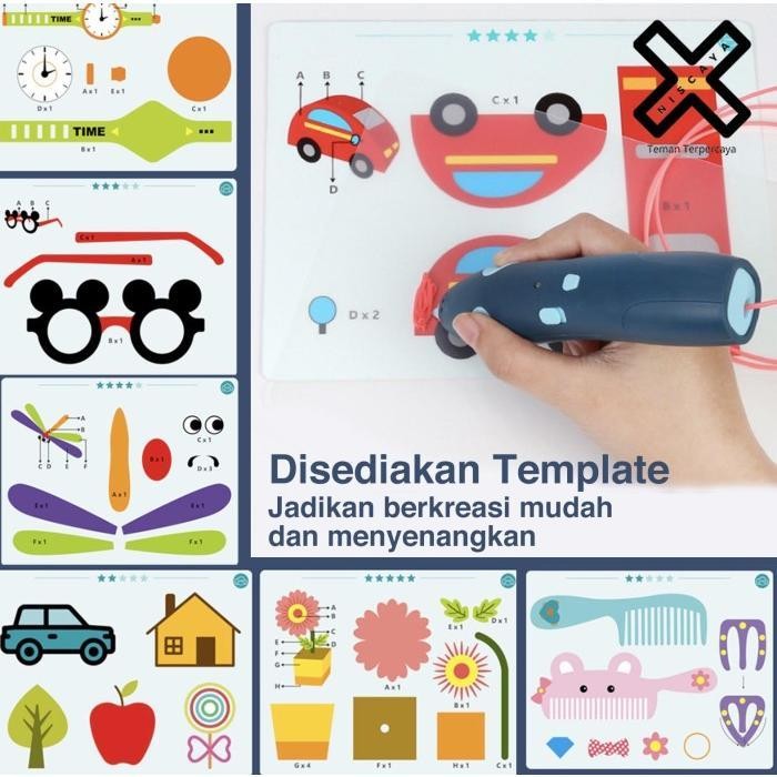 

3D Stereoscopic Printing Pen Niscaya - For 3D Drawing - Berkualitas #Gratisongkir