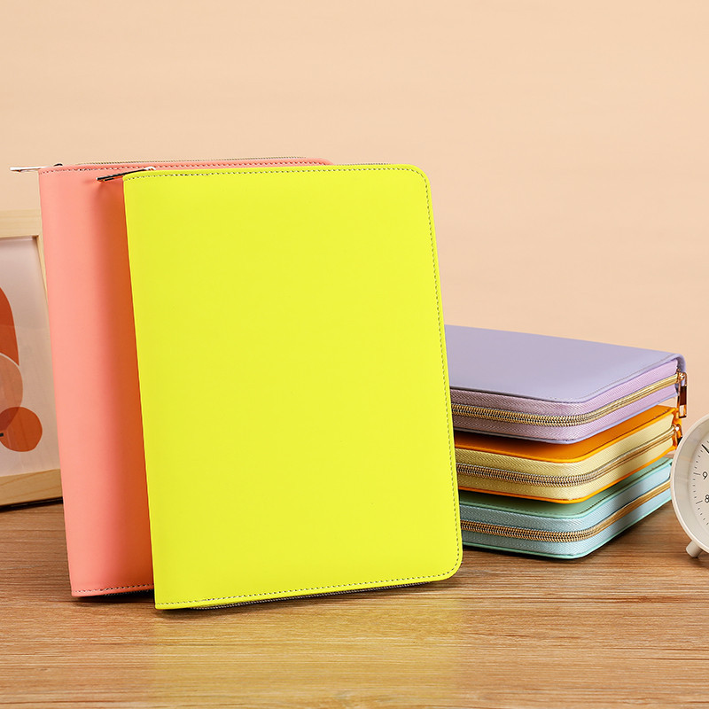 

A5 A6 B5 Loose Leaf Zipper Binder Refill, Photo Card Collection Book Postcard Organizer Diary