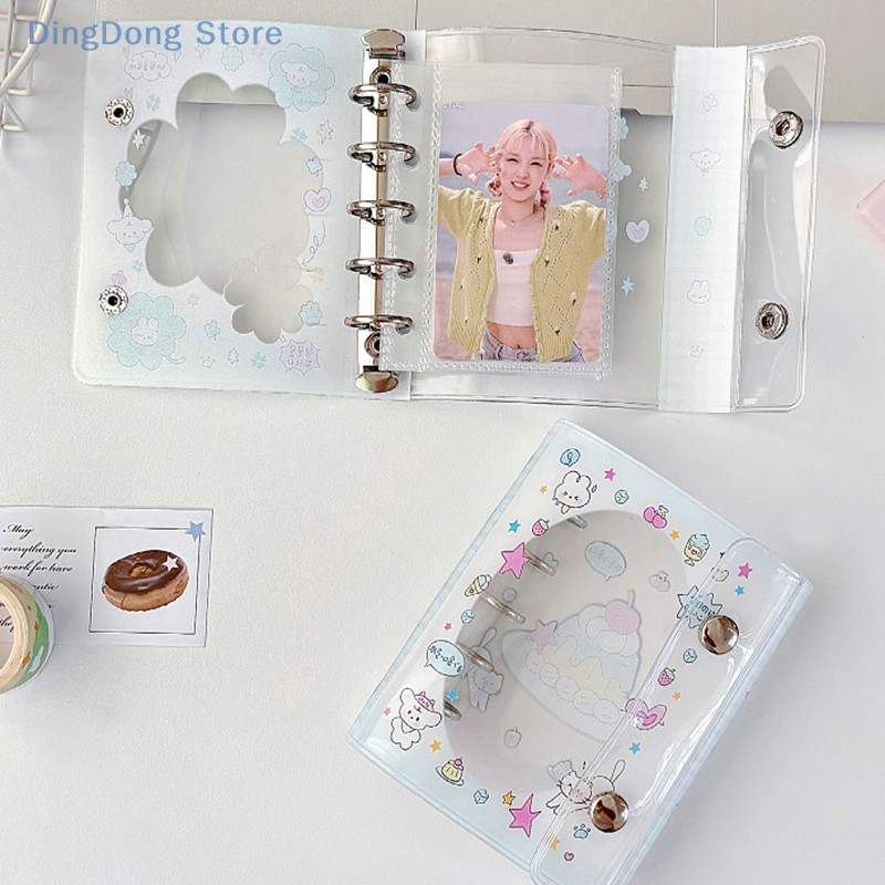 

M5 Cute Cartoon Binder Cover Sketchbook Accessories Diary Loose-Leaf Notebook Photo Card Album