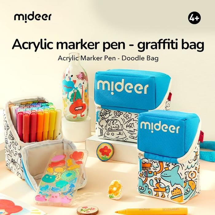 

Mideer Acrylic Marker Pen Spidol Coloring Drawing Water Based #Gratisongkir