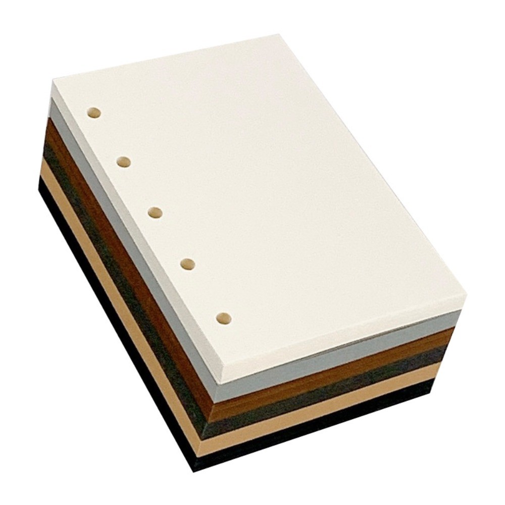 

5 Hole M5 A8 Loose Leaf Refill Paper Indexing Cards Notebook Separator Paper Inner Refill Spiral