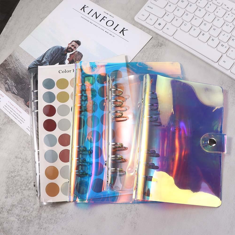 

File Folder Student Spiral Diary Planner Ring Binder Cover School Office Supplies Loose Leaf Folder