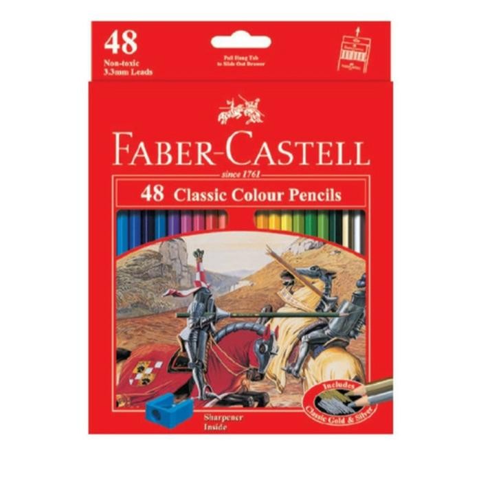 

Pensil Warna Faber Castell 48 Warna Panjang #Gratisongkir