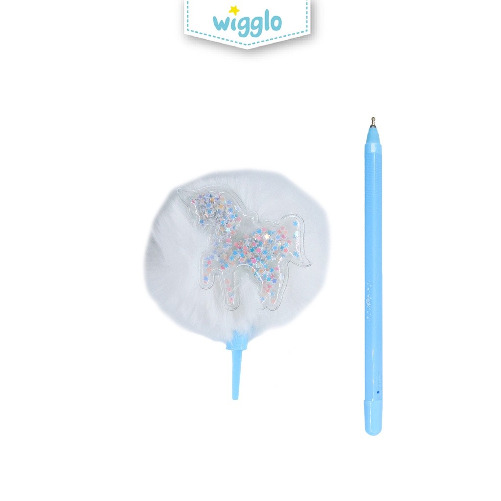 

Wigglo Crystal Unicorn Topper Pom-Pom Pen