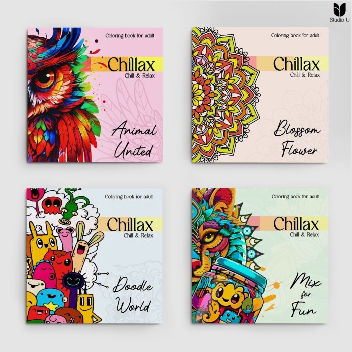 

Ready Chillax Adult Coloring Book (Buku Mewarnai Dewasa) - Mandala, #Gratisongkir