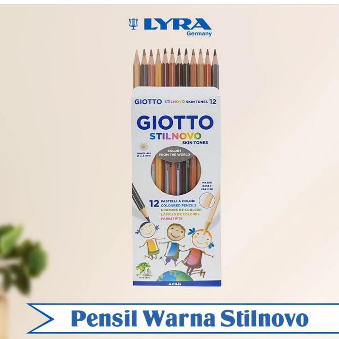 

Pensil Warna Giotto 12 Color Stilnovo Skin Tones #Gratisongkir
