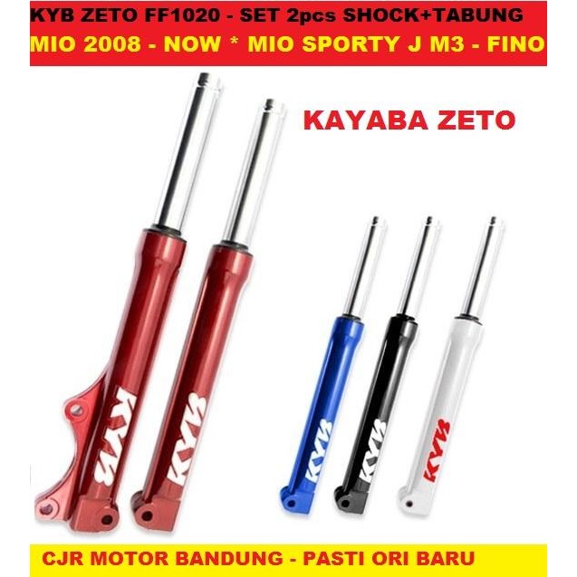 Shock Depan Motor Mio Sporty J M3 SOUL GT KAYABA ZETO FF1020 ORI BARU