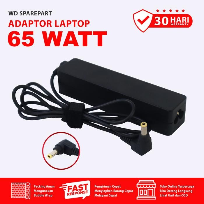 adaptor charger Laptop Fujitsu Original U937-U938-U939-U9310 65W Jarum Kecil