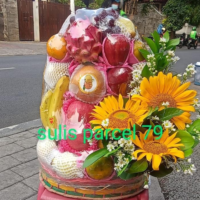 

Promo parcel buah n bunga k Ready