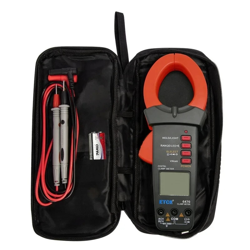 BEST SELLER ETCR6420 ETCR6450 ETCR6470 2000V Clamp Multimeter Auto Range Digital AC DC Voltage True 
