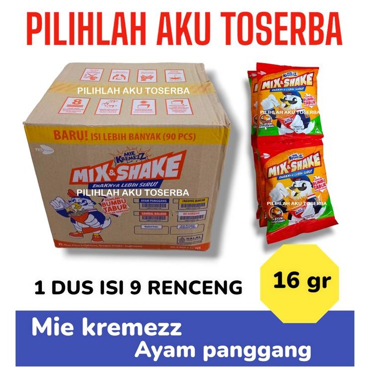 

Diskon Mie Kremezz Mix & Shake Rasa Ayam Panggang Renceng - ( Harga 1 Dus )