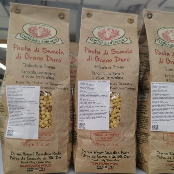 

Best Seller Rustichella D'Abruzzo Fregola Tostata 500Gr Pasta