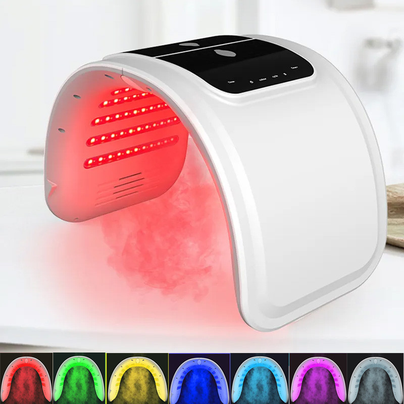BEST SELLER NEW 7 Colors LED Facial Mask Nano Spray Light Therapy PDT LED Mask For Face Body Beauty 