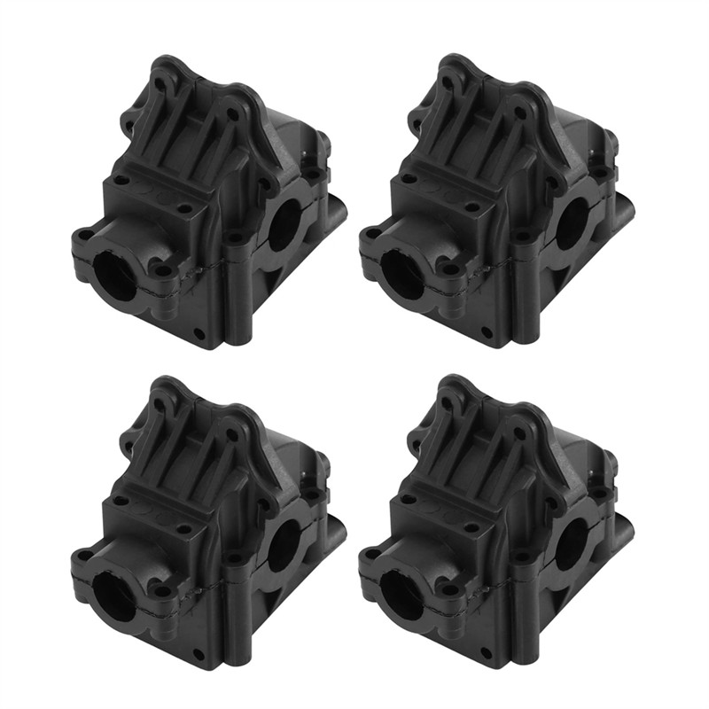 Newest 4Pcs Gear Box Shell Differential Housing GearBox for Wltoys 144001 144002 144010 124007 12401