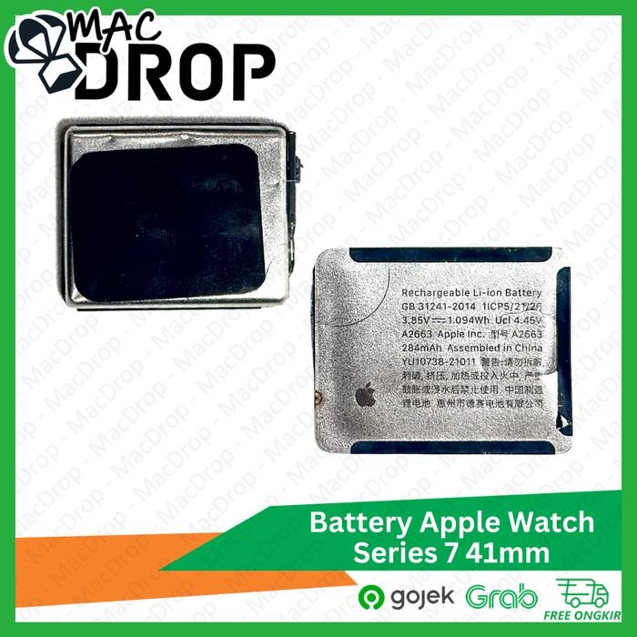 Battery Apple Watch Series 7 41mm Baterai iWatch Batre Jam Tangan Apple S7 41 MM