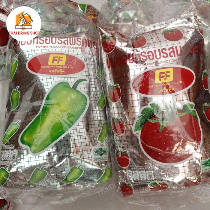 

PastikanTerjaminMutunya- Tomato Crackers Jisoo Snack Thailand Halal