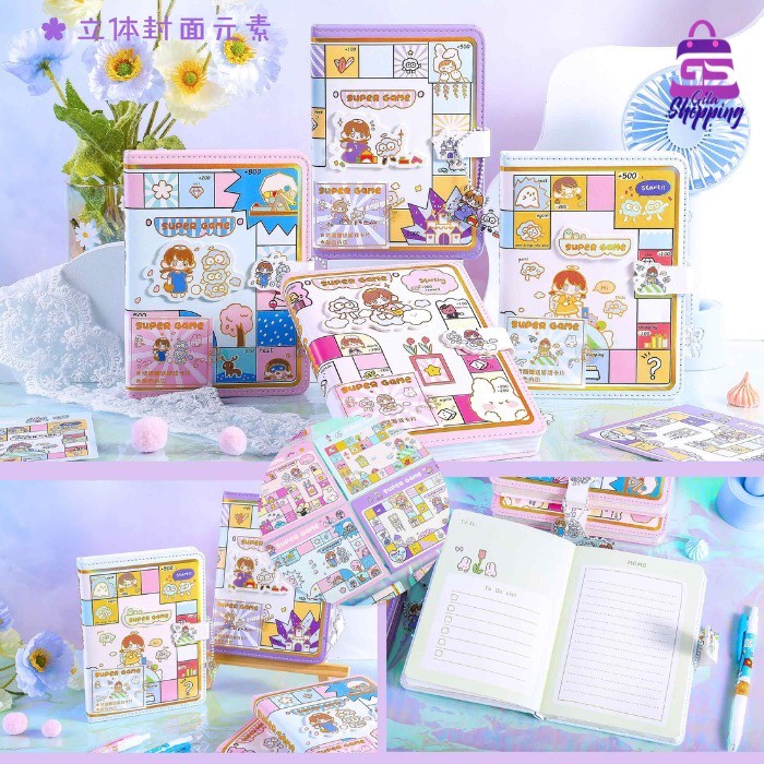 

Buku Notebook Diary Super Game / Jurnal agenda Buku tulis - 6068