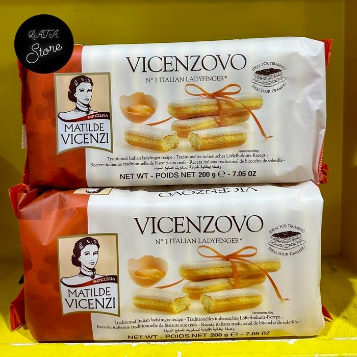 

PastikanTerjaminMutunya- Lady Finger Vicenzovo 200 gr / Biscuit Tiramisu
