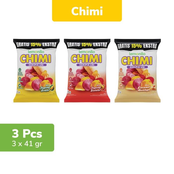 

PastikanTerjaminMutunya- 3 Pcs Lemonilo Paket Komplit Chimi Keripik Ubi
