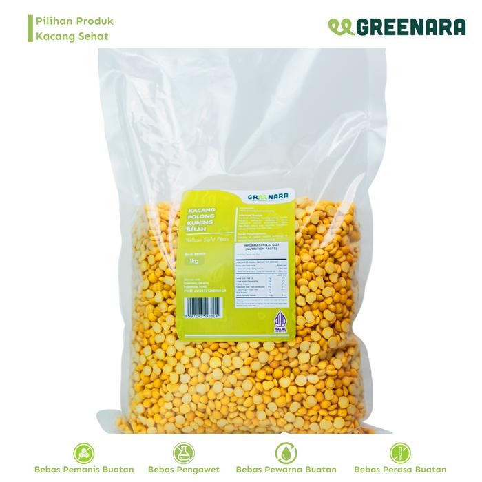 

PastikanTerjaminMutunya- Kacang Polong Kuning 1 Kg / Yellow Split Peas
