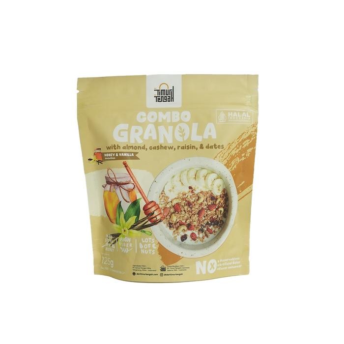 

PastikanTerjaminMutunya- Granola Honey Vanilla 125 gr Timur Tengah Sereal Makanan Sehat