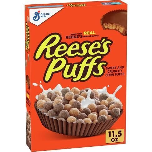 

PastikanTerjaminMutunya- GM Reeses Puffs Peanut Butter Cereal - Sereal Reese's Import Sarapan