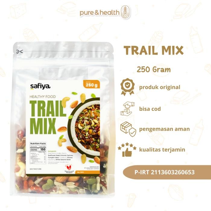 

PastikanTerjaminMutunya- Trail Mix Safiya 250 Gr Makanan Diet Sehat