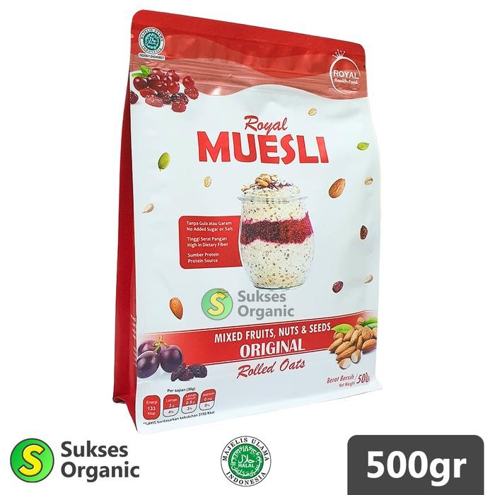 

PastikanTerjaminMutunya- Royal Muesli ORIGINAL Rolled Oats 500gr