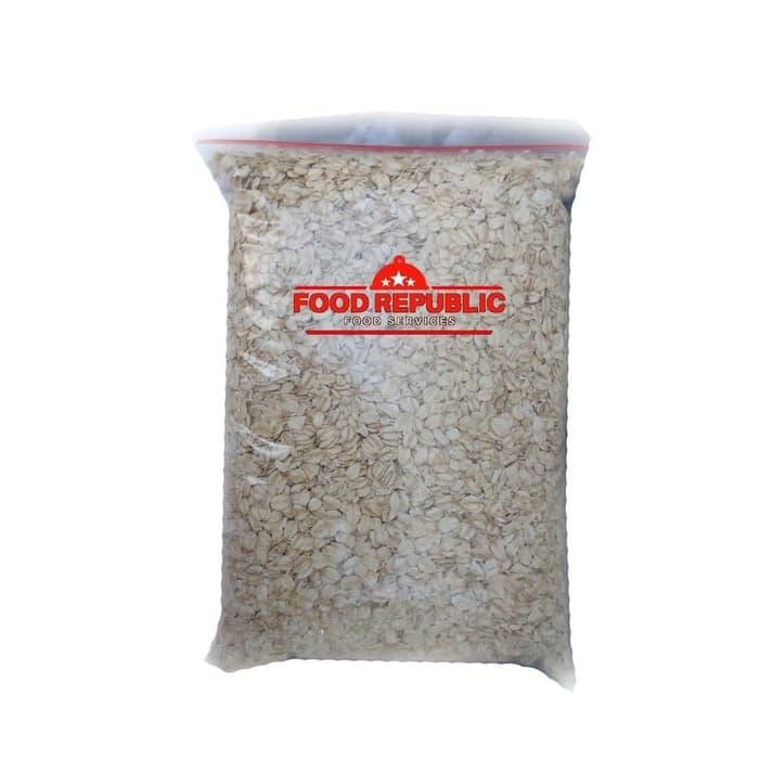 

PastikanTerjaminMutunya- REGULAR ROLLED OAT 1 KG GANDUM KASAR MAKANAN SEHAT HALAL ENAK