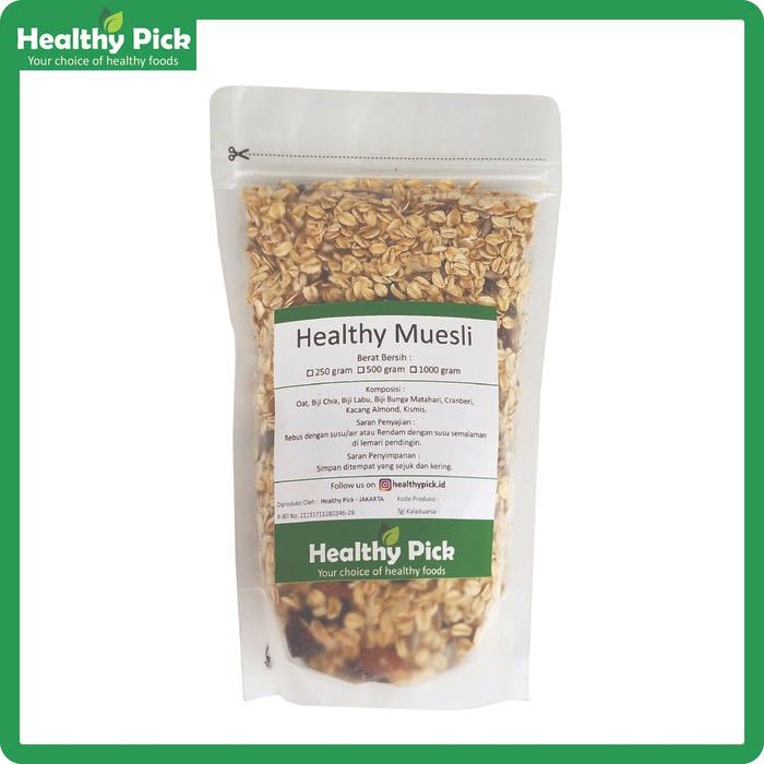 

PastikanTerjaminMutunya- Muesli Super Healthy Food 500 gr