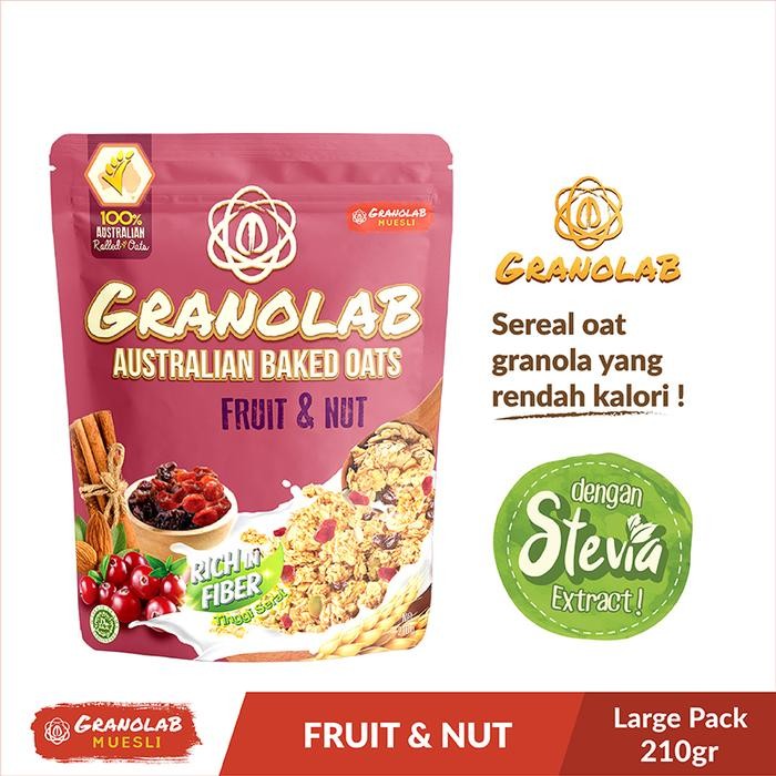 

PastikanTerjaminMutunya- Granolab Muesli - Granola Fruit & Nut 210 gr