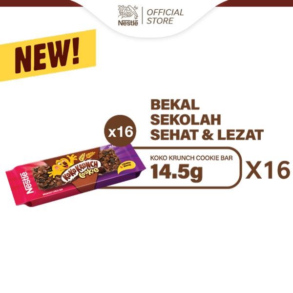 

PastikanTerjaminMutunya- Koko Krunch Cookie Bars 14.5g x 16pcs