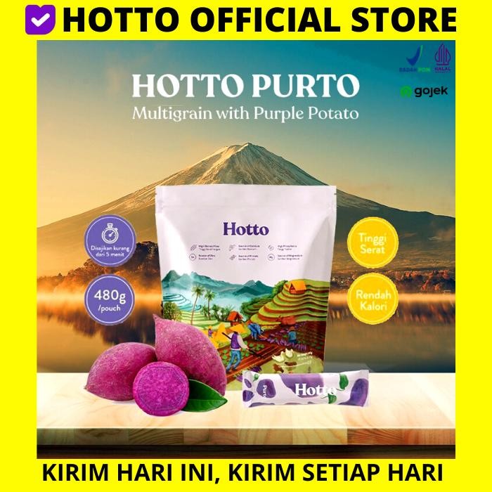 

PastikanTerjaminMutunya- HOTTO PURTO 1 POUCH 16 SACHET MULTIGRAIN PURPLE POTATO HOTTOPURTO