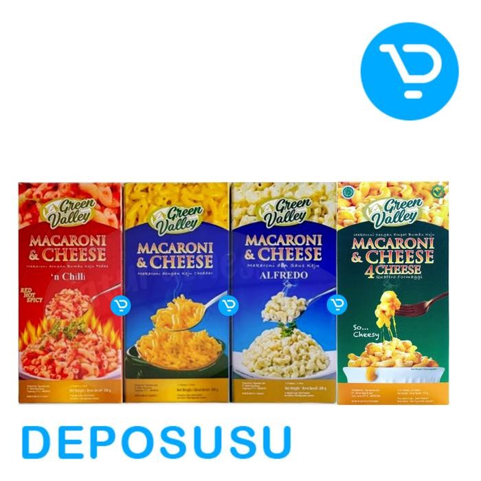 

SemuAReadyYaB0Zq- GREEN VALLEY Macaroni & Cheese 200g ORIGINAL ALFREDO SAUCE CHILLI