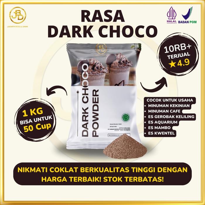 

SemuAReadyYaB0Zq- Bubuk Minuman Premium Dark Chocolate 1Kg Jakarta Bubble Drink