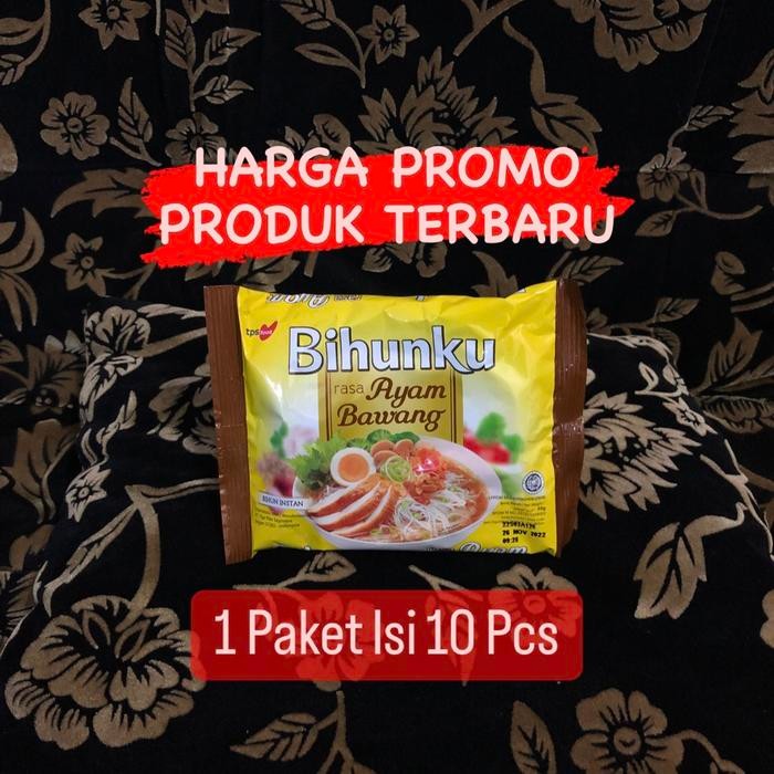 

SemuAReadyYaB0Zq- BIHUNKU Rasa Ayam Bawang 1 Paket Isi 10 Pcs Bihun Instan