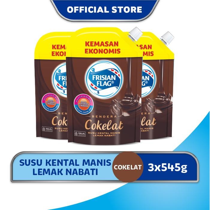 

SemuAReadyYaB0Zq- Frisian Flag Bendera Kental Manis Cokelat Pouch 545g [3 pcs]