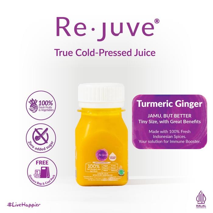 

St0ckMelimpAh- Re.juve - Turmeric Ginger Shot 50 ml (Cold-Pressed)
