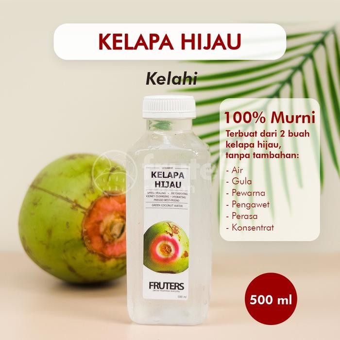 

BnyKpilihAnSkrG- Air Kelapa Hijau Murni Air Kelapa Ijo Asli 500ml Fruters