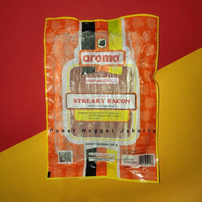 

BnyKBonusBelidiMari- Streaky bacon Aroma 250gr (Wajib grab/go send)