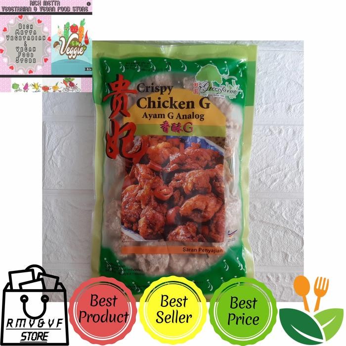 

BnyKBonusBelidiMari- GreenFarm Crispy Chicken G / Ayam G Analog / Kui Fei Vegetarian, Vegan