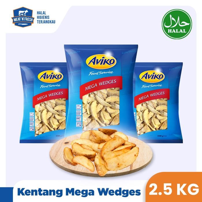 

BnyKBonusBelidiMari- Aviko Kentang Goreng / French Fries Mega Wedges 2.5 kg