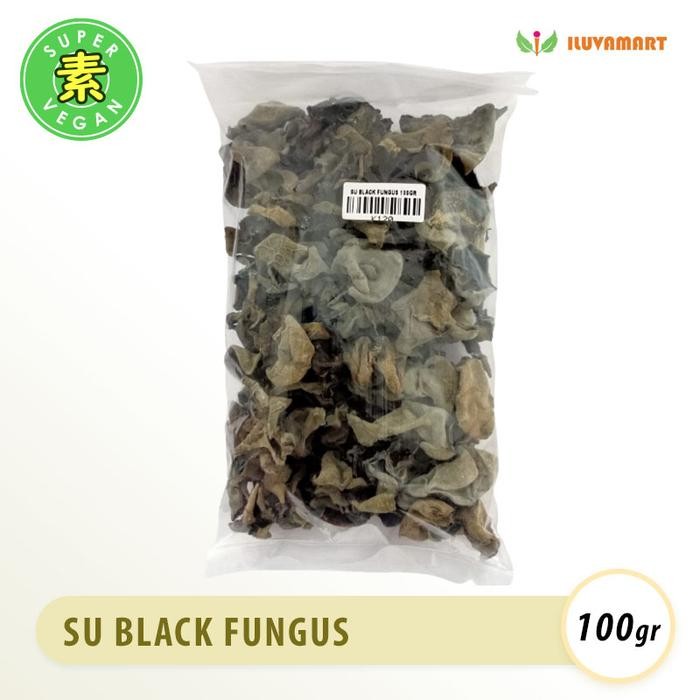 

BnyKBonusBelidiMari- SU Brand Dried Black Fungus KETENG 100gr Jamur Kuping Hitam Kering