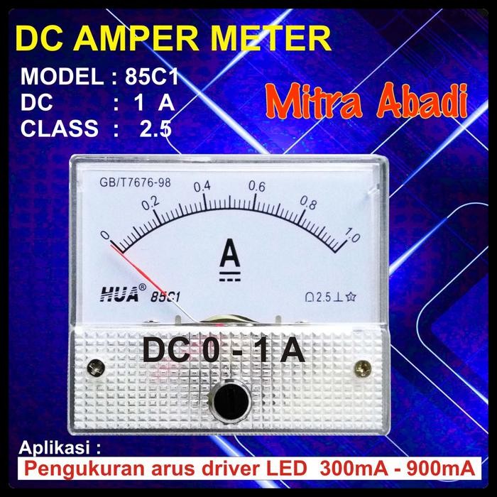 Cam- Amperemeter Analog Dc 1A/1000 Ma