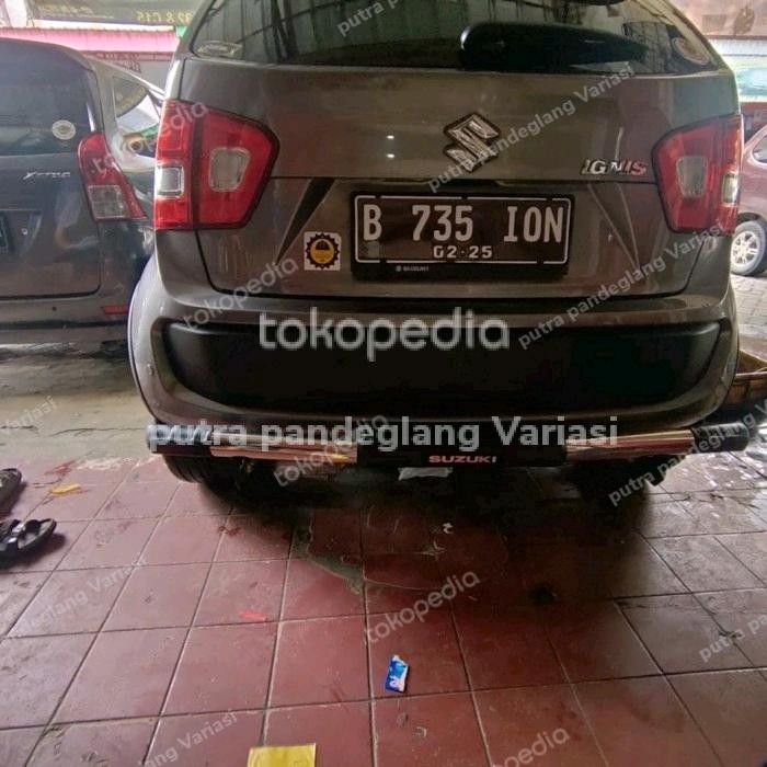 Tanduk Bemper Pengaman Belakang Setenlis Mobil Suzuki Ignis