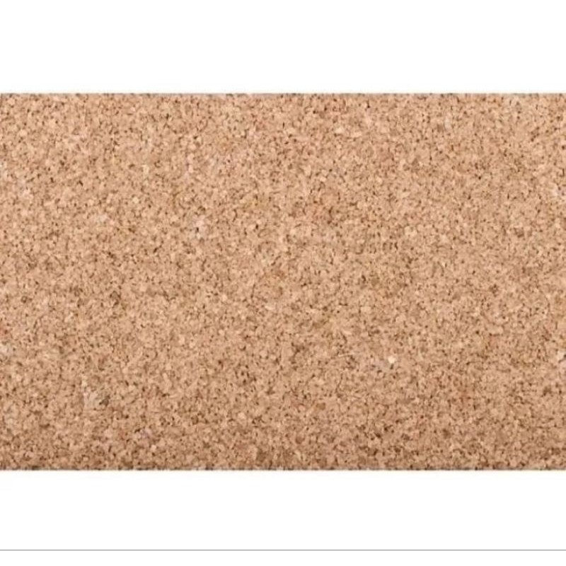 

gabus Cork board 1mm x 60cm x 90cm gabus patah lembaran 1mm