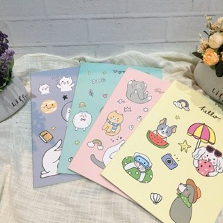 

1 pack isi 8 buku tulis B5 Mikirei Buku Tulis Bergars Round Cut PROMO BACK TO SCHOOL