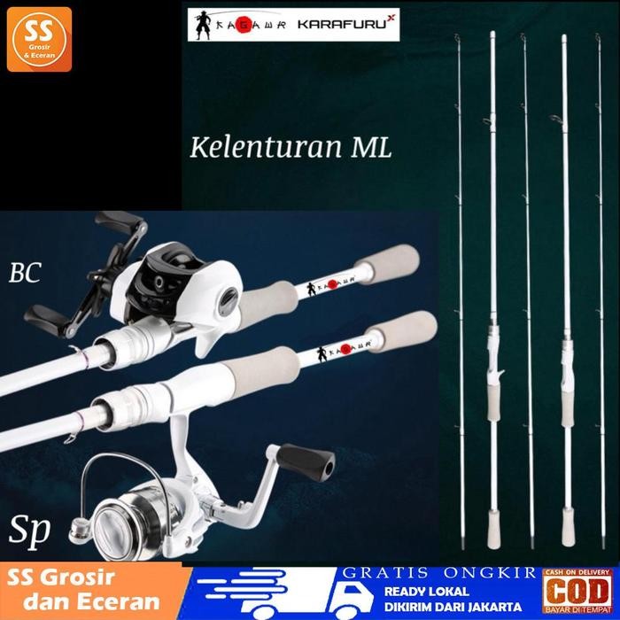 joran kagawa karafuru putih series ml sambung dua section kuat sp/bc [kuat dan awet]