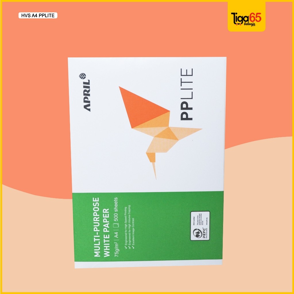 

PP Lite Kertas Hvs A4 75Gsm 1 Rim / Kertas Print Fotocopy / Kertas Hvs Pp Lite / Kertas Hvs A4