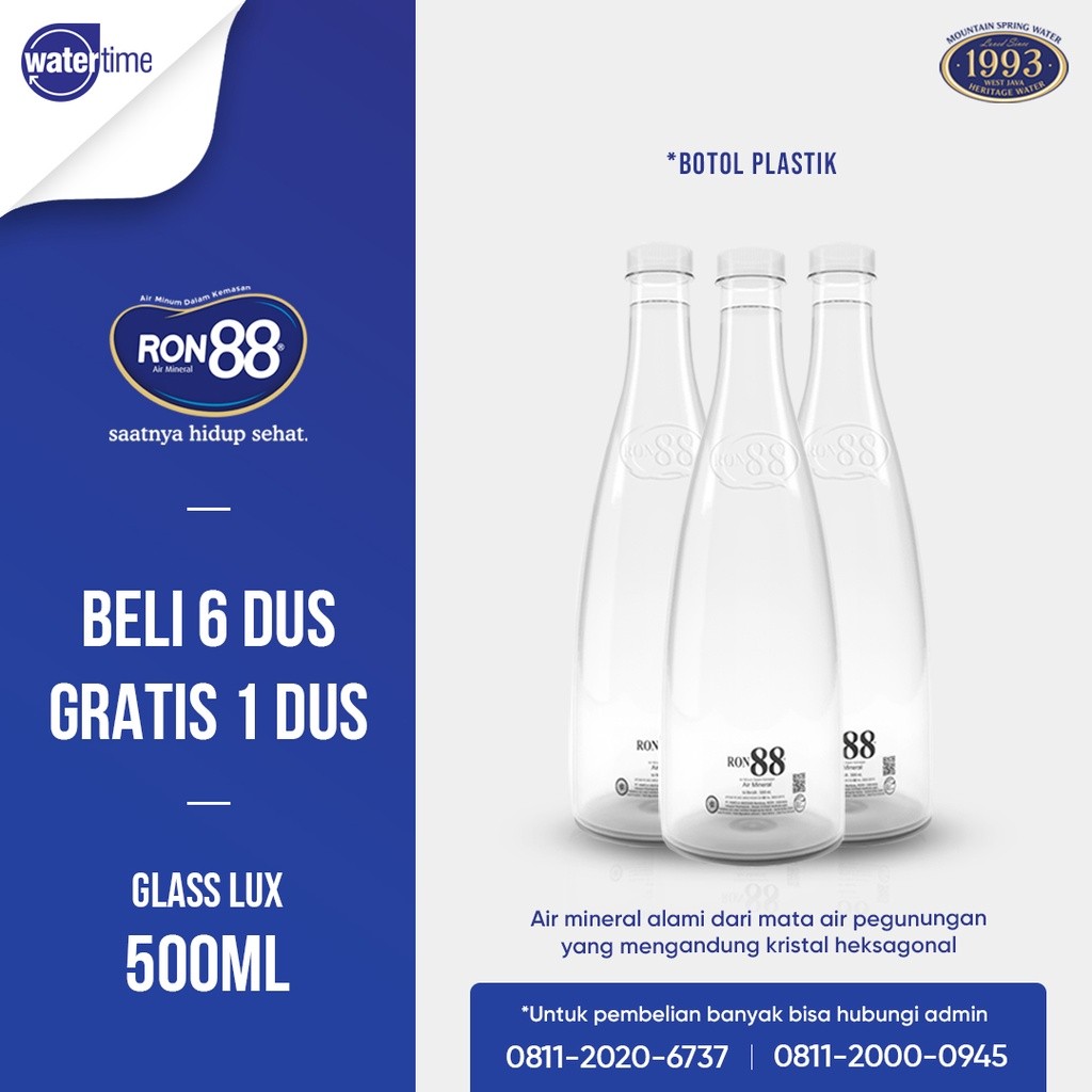 

Ron88 botol Lux 500Ml Pembelian Minimal 6 karton